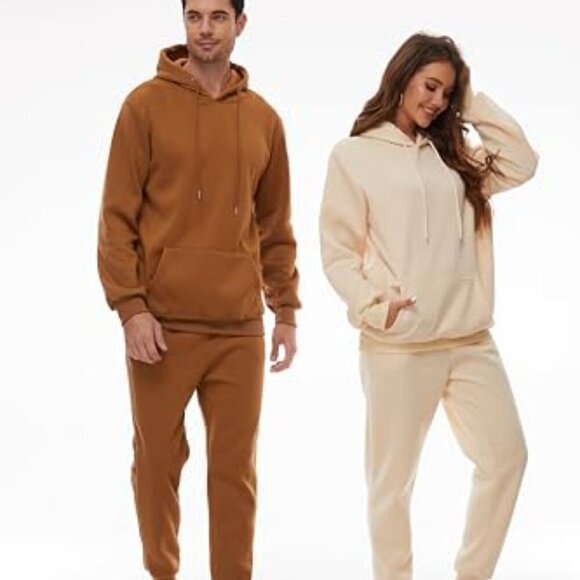 Unisex Anime Print Hoodie Sweatsuit Set Casual Cosplay Jogger Outfit - Picture 3 of 4